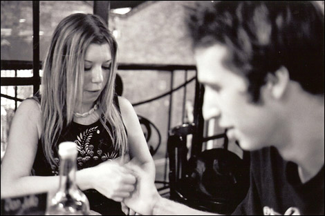 Thumb wars. Or something.